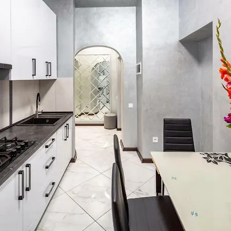 With 2 Bedroom Near Opera House Gorodotska 27 Str With Parking Lviv